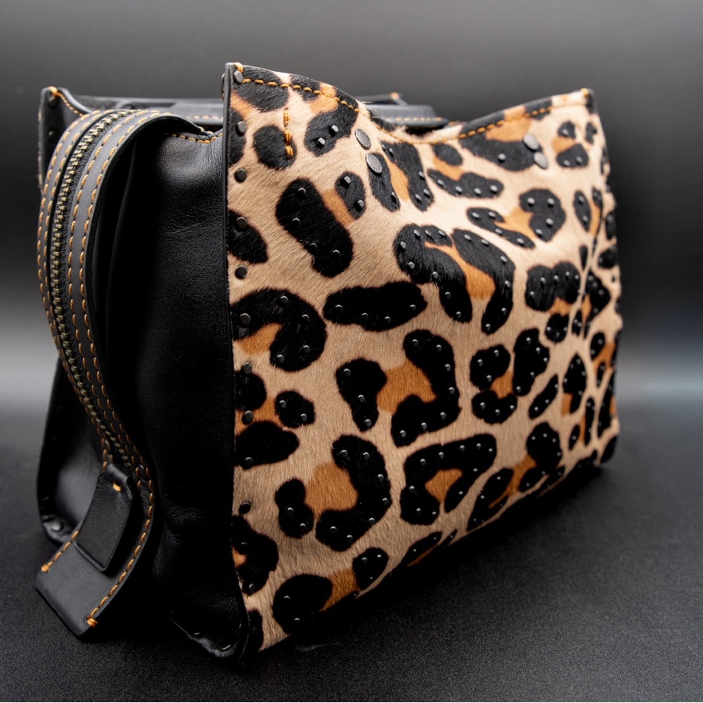 Coach Rogue 25 purse with embellished Leopard Print NWT - Picture 14 of 16